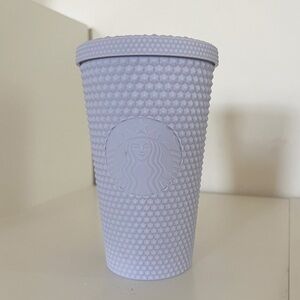 Starbucks Lilac Studded Cold Cup 16oz, no straw